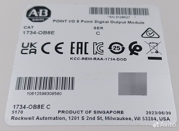 1734-OB8E Модуль дискретного вывода point I/O