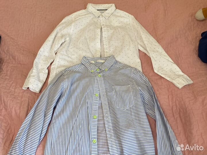 Комплект рубашек из 2-х штук, рост 128см (7-8лет)
