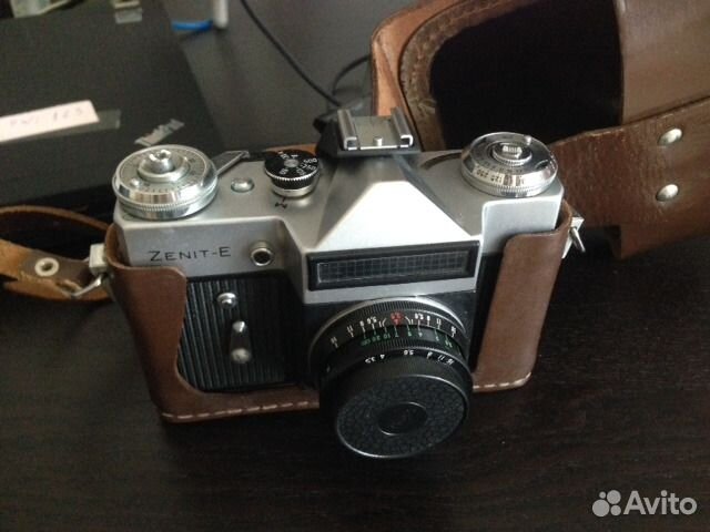 Фотоаппарат zenit-E с вспышкой