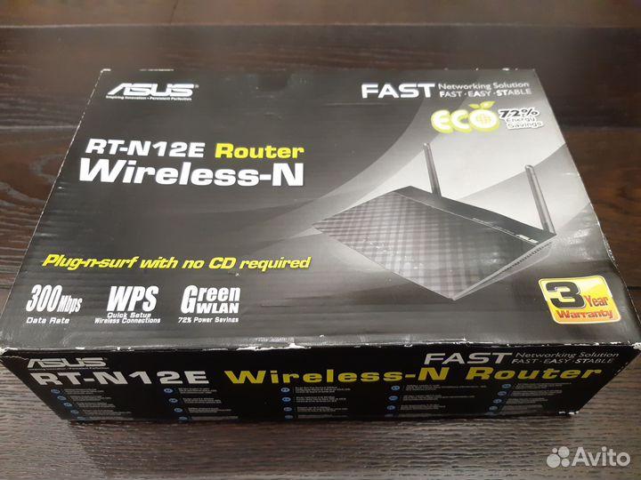 Wi-Fi роутер asus RT-12E