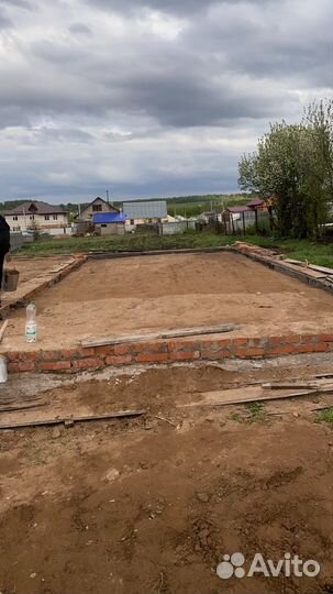 Копка траншей вручную фундаментов