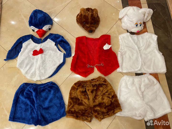 Костюм для мал/дев мишка и зайчик
