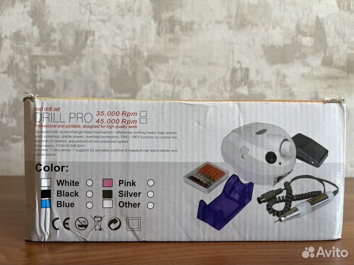 Аппарат для маникюра и педикюра drill PRO ZS-601