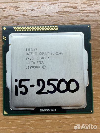 Процессор 1155 intel Core i5-2500 3.3-3.7GHz 4ядра