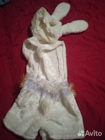 Костюм зайчика новогодний 3-4 года