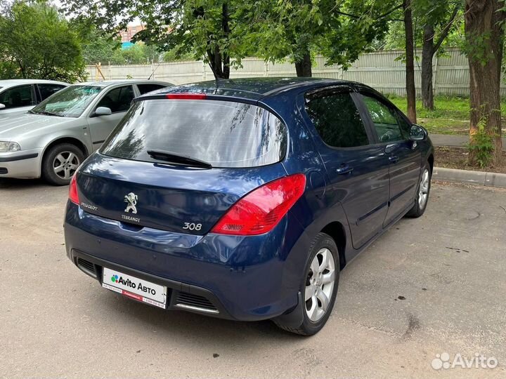 Peugeot 308 1.6 AT, 2008, 136 100 км