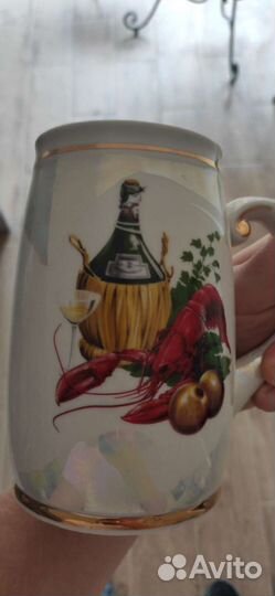 Набор столовой посуды, пивные кружки/бокалы