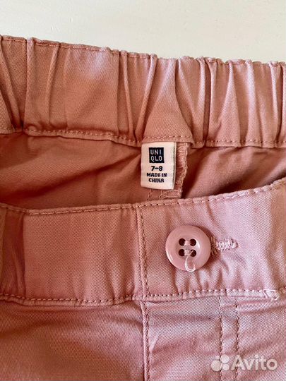 Брюки на девочку 7-8 лет Uniqlo