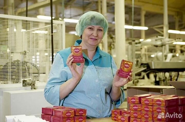 Вахта в Москве - Фасовщица (к) на производство чая