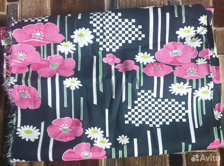 Отрез ткани хлопок СССР