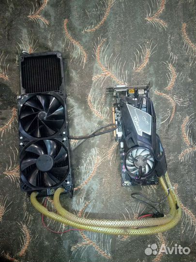 Видеокарта gigabyte R9 290 с водяным охлаждением