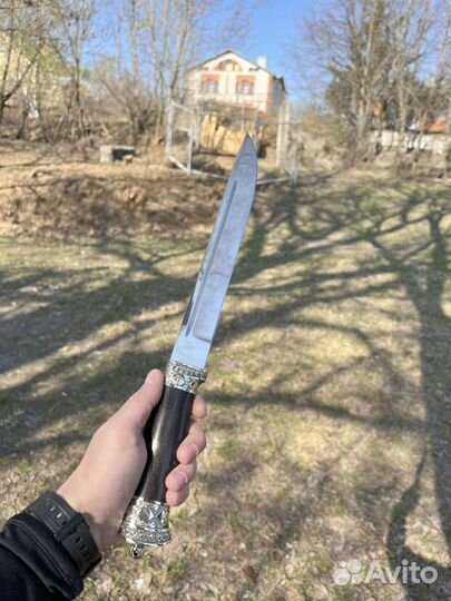Нож пластунский ручной работы