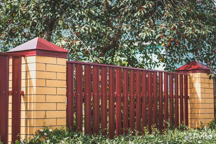 Штакетник П-образный A с прямым резом 0,45 Drap RAL 7016 антрацитово-серый, 1.00 м