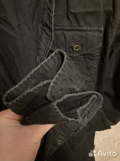 Рубашка муж springfield M черная