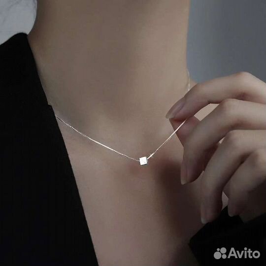 Серебряное колье