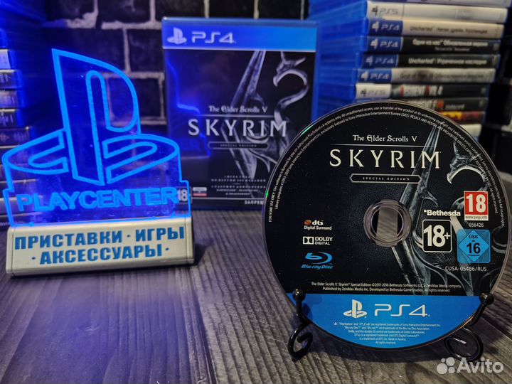 The elder scrolls v skyrim PS4 диск