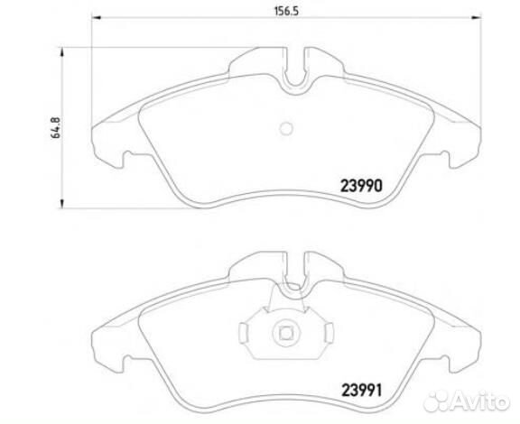 Колодки тормозные Mintex MDB2688 для sprinter