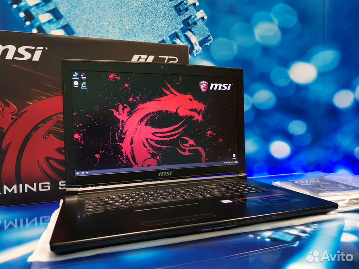 Игровой ноутбук на i5 7300HQ/1050/ 17.3