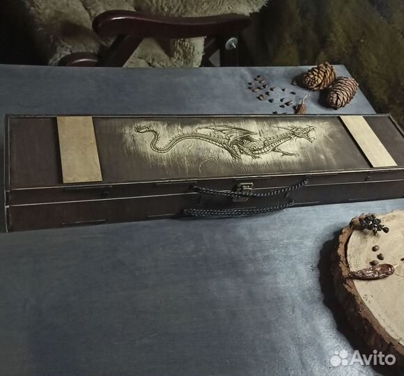 Подарок мужчине шампура набор кейс короб