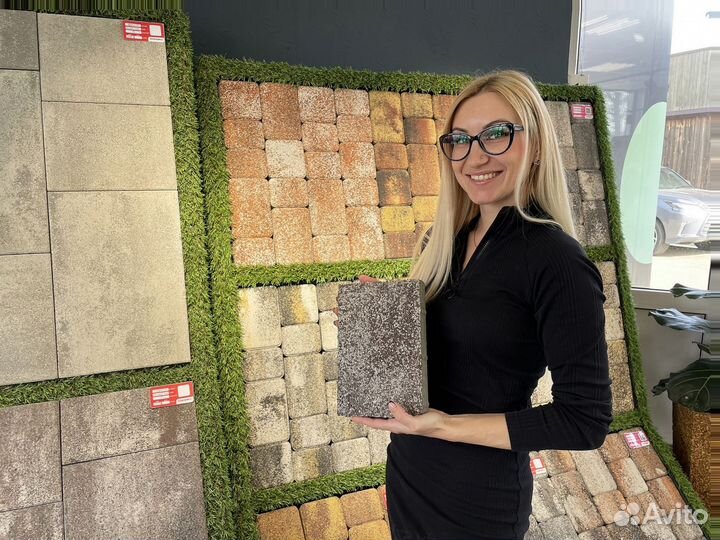 Брусчатка тротуарная плитка от 120 м2