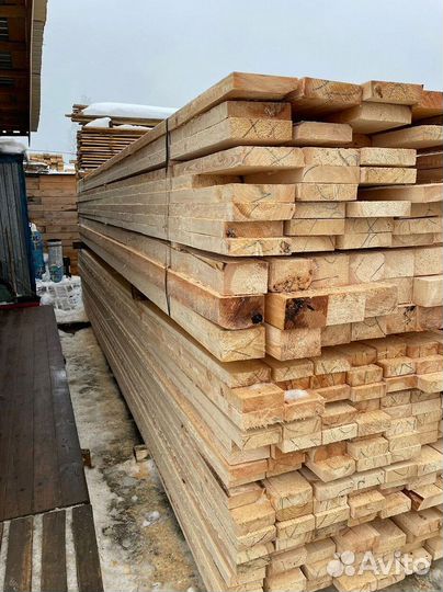 Доска обрезная 25х150х6000мм 1 сорт ГОСТ