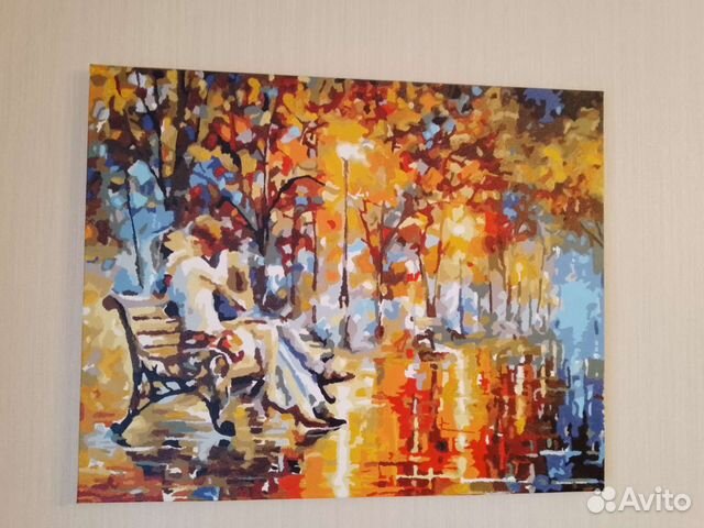 Картина акрилом на холсте