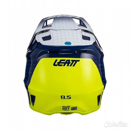 Сине-желтый Шлем Leatt Moto 8.5 Helmet Kit Bl/Yel