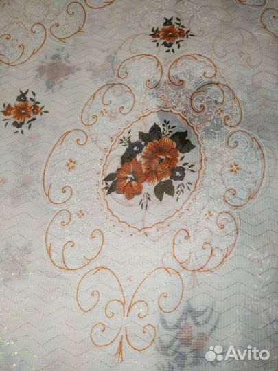 Тюль с люрексом новая отрез Турция