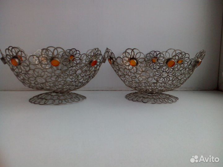 Ваза конфетница СССР Скань