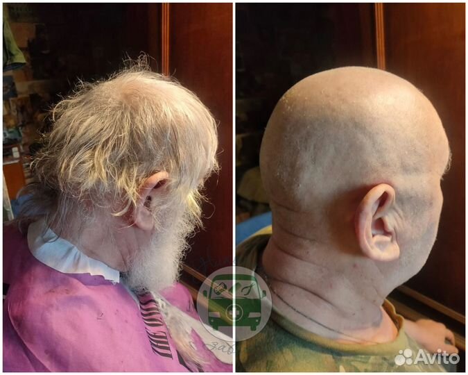 Стрижка пожилых на дому