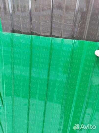 Профнастил пэт новый от завода пластмассовый w-857