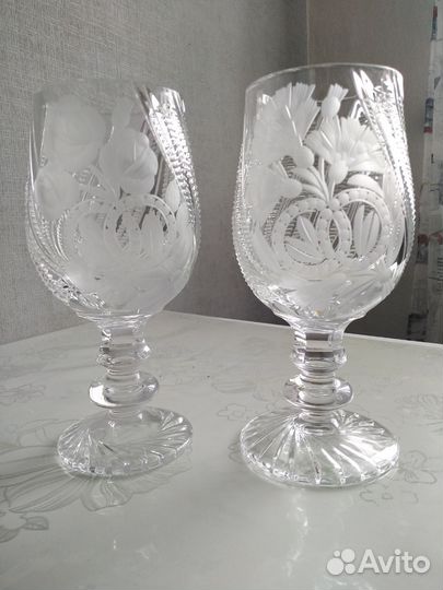 Хрустальные бокалы СССР
