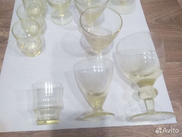 Набор фужеров и рюмок СССР Винтаж