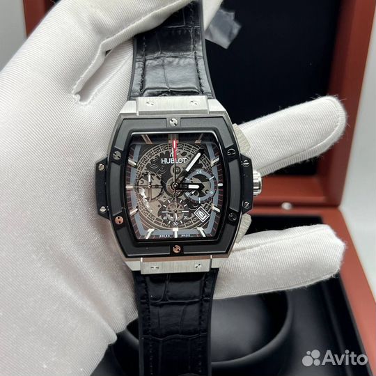 Кварцевые мужские часы Hublot Senna Champion