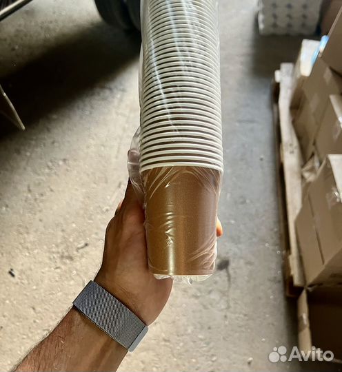 Бумажные стаканы 180мл 50шт