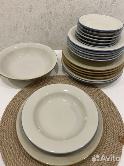 Сервиз столовый новый 21 предмет посуда тарелки