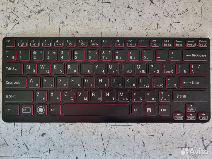 Клавиатура с подсветкой от ноутбука Sony