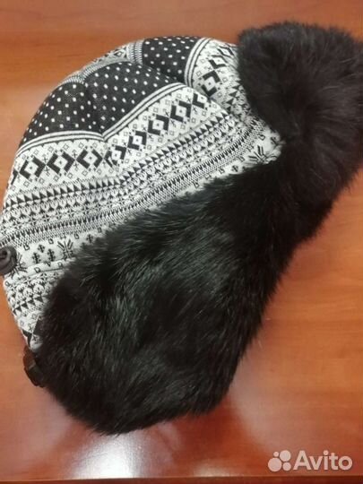 Шапка ушанка женская