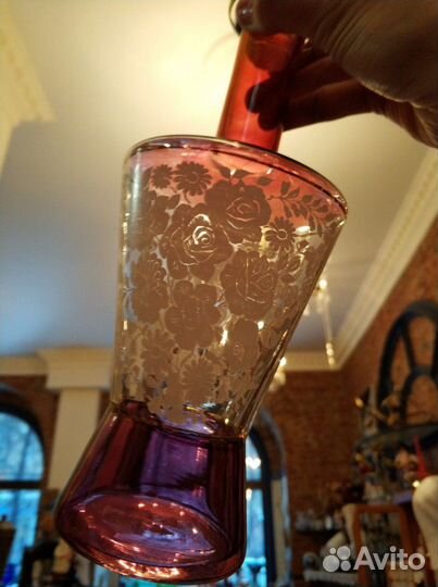 Набор графин и стопки антик