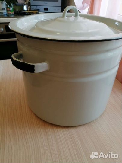 Кастрюля бак эмалированная 24 литра