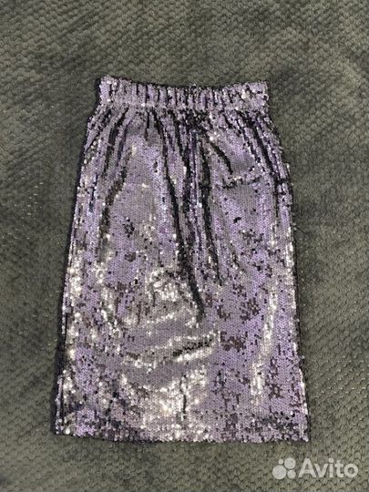 Юбка с пайетками