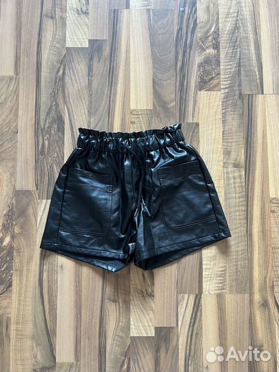 Шорты кожаные