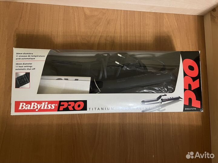Плойка (шипцы) для волос babyliss pro 38 мм