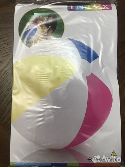 Мяч надувной пляжный 61см
