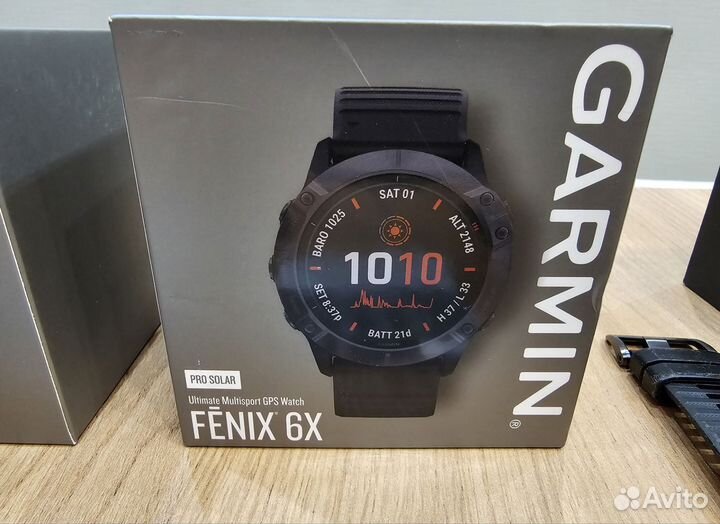 Часы garmin fenix 6x pro solar