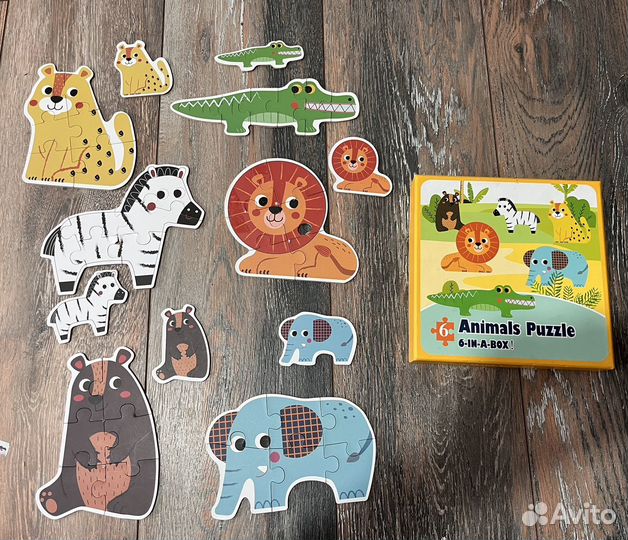 Пазлы для малышей крупные