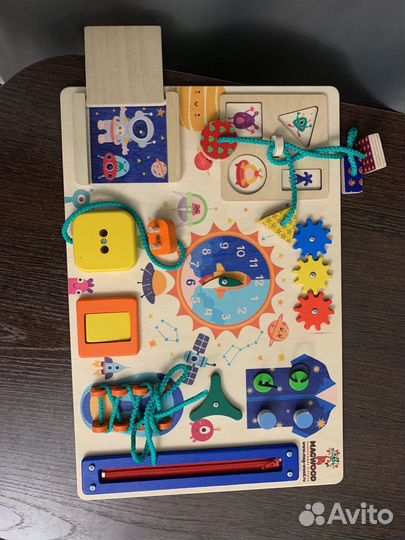 Бизиборд развивающая доска