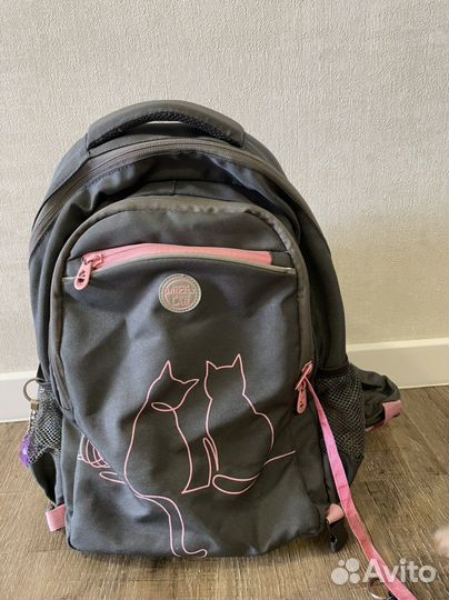Рюкзак школьный для девочки grizzly