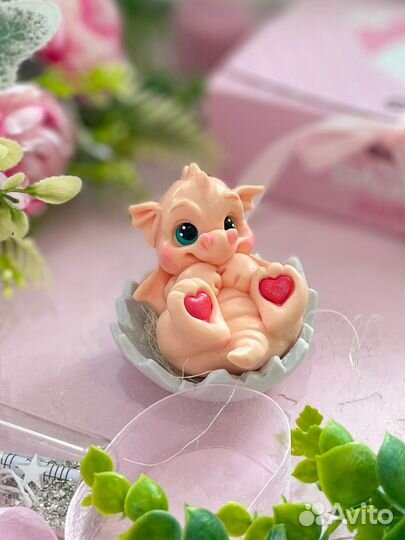 Мыло ручной работы дракончик