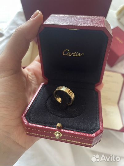 Cartier кольцо оригинал Love